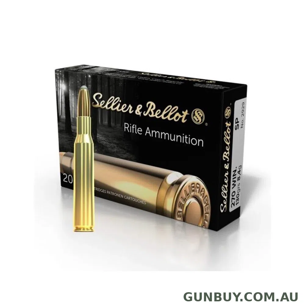 Sellier & Bellot .270 Win 130gr SP 100 Pack