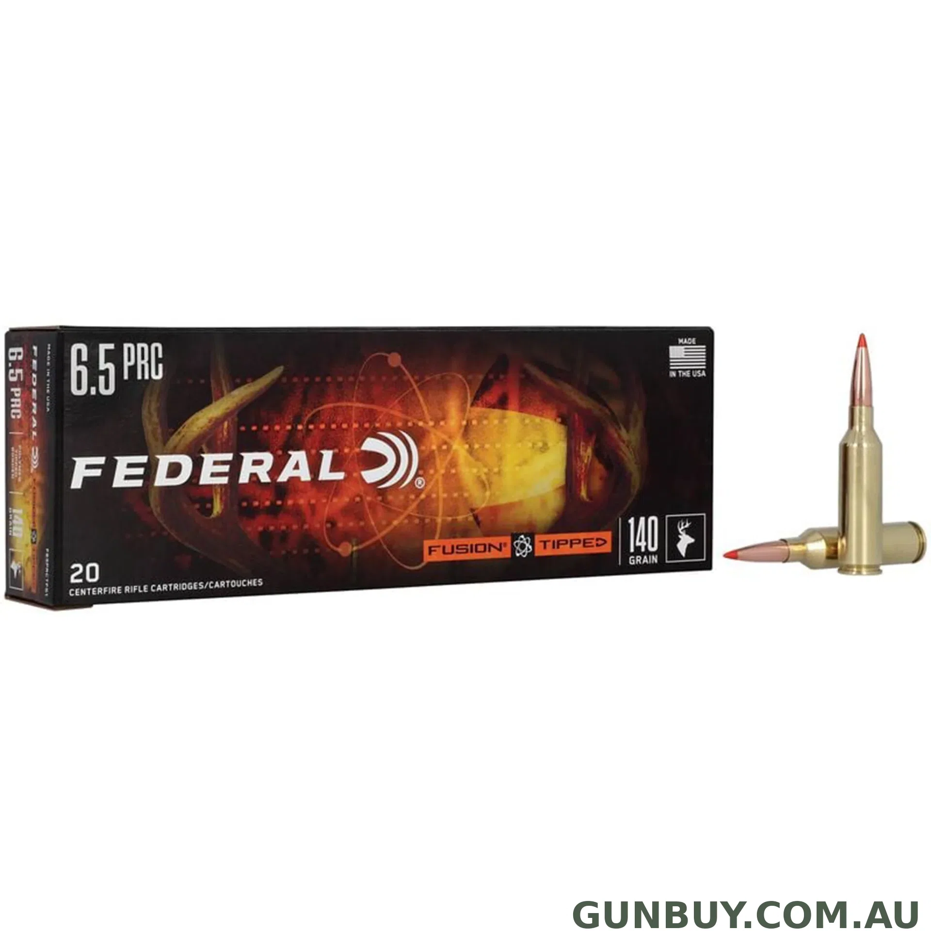 Federal 6.5 Prc 140gr Tipped Fusion / 20