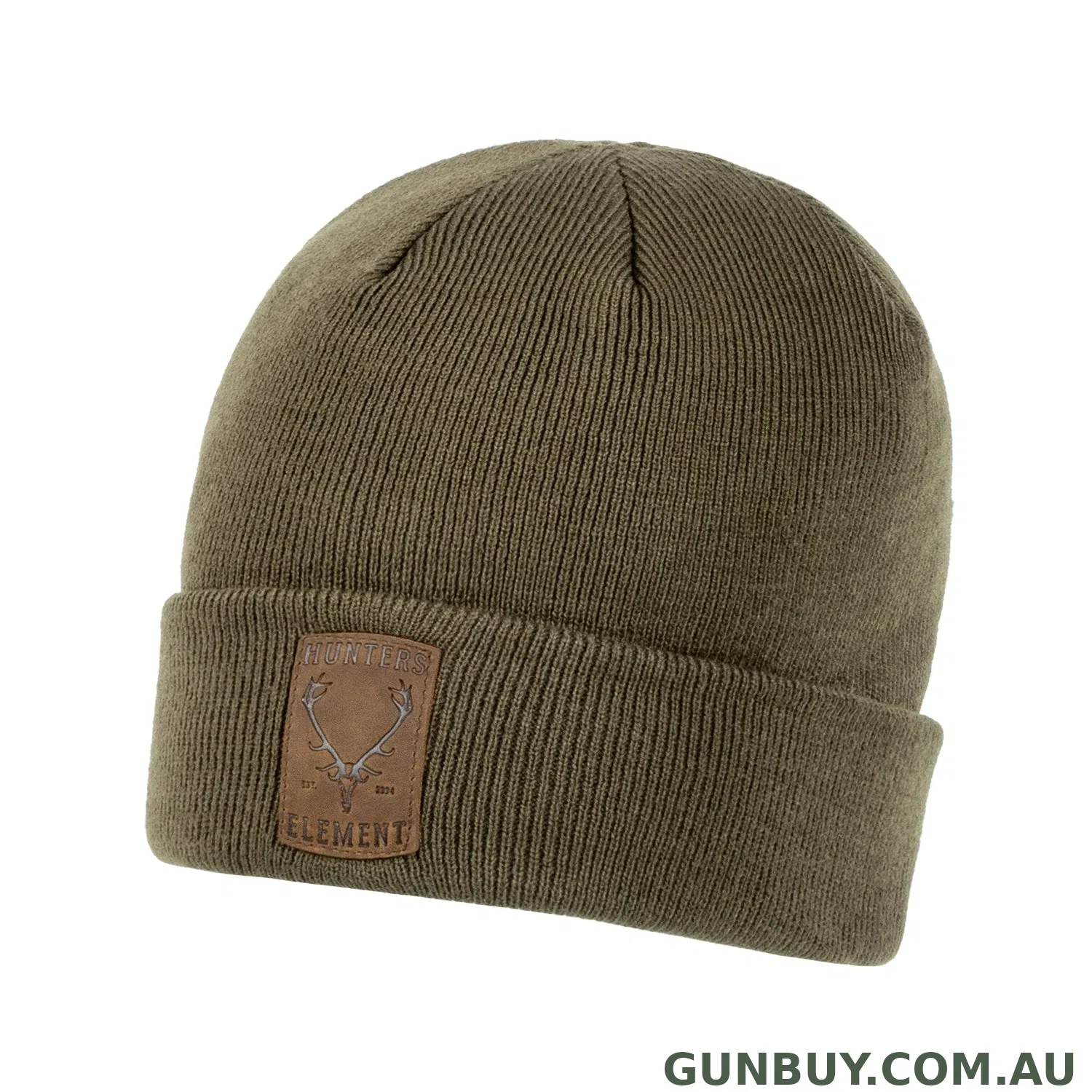 Hunters Element Red Stag Beanie - Khaki / One Size