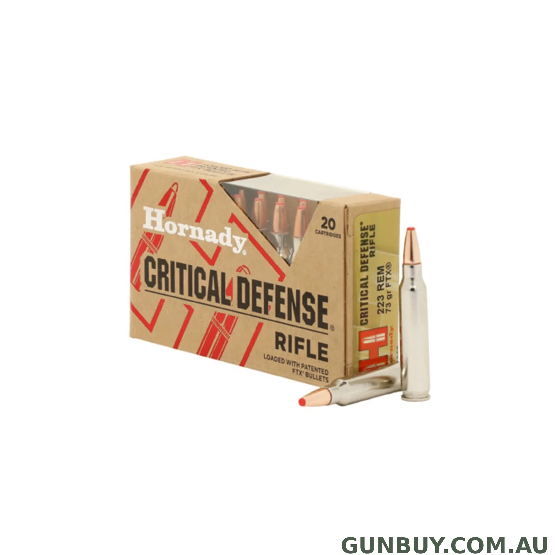 Hornady 223 Rem 73gr FTX CD