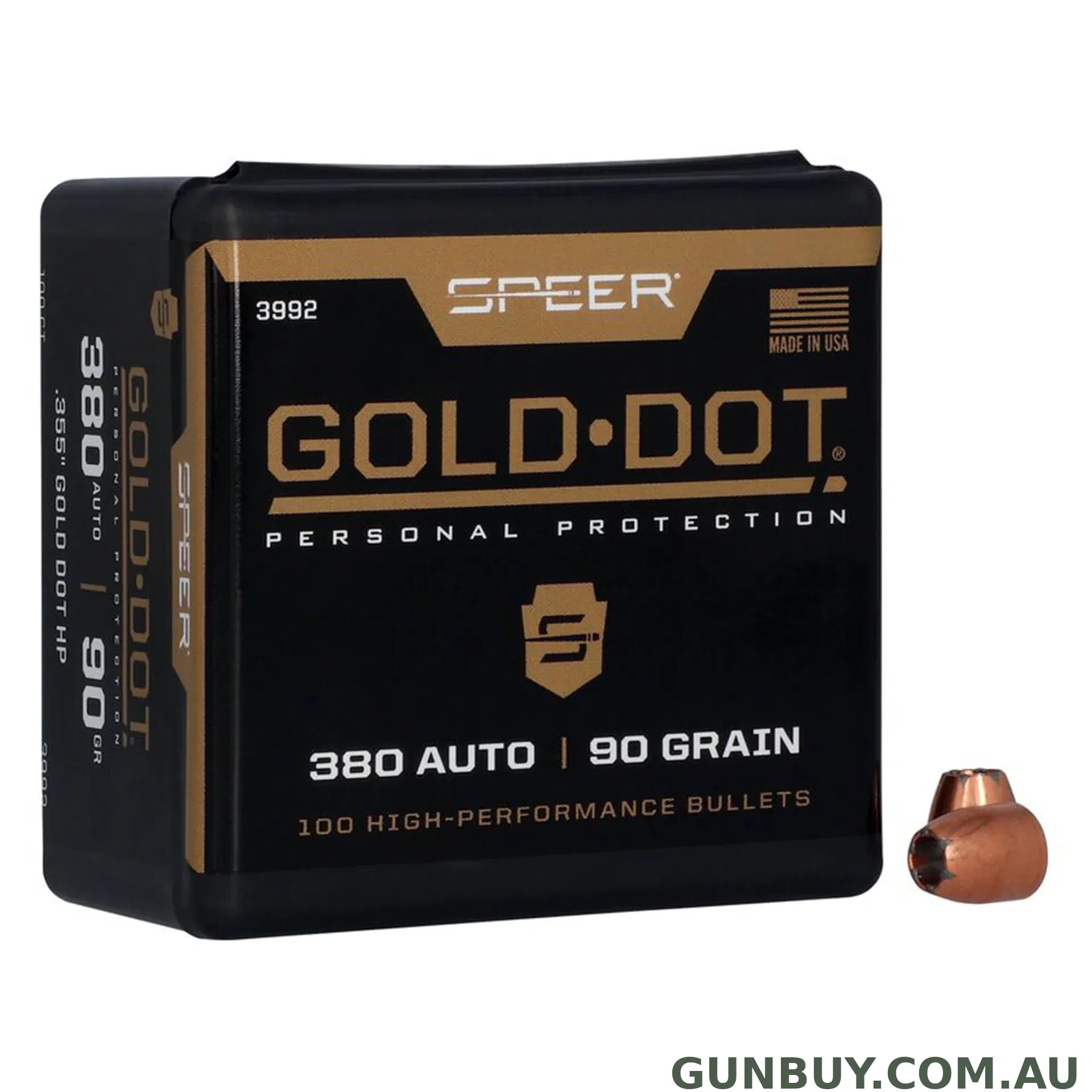 Speer 380 Auto 90gr GDHP / 100