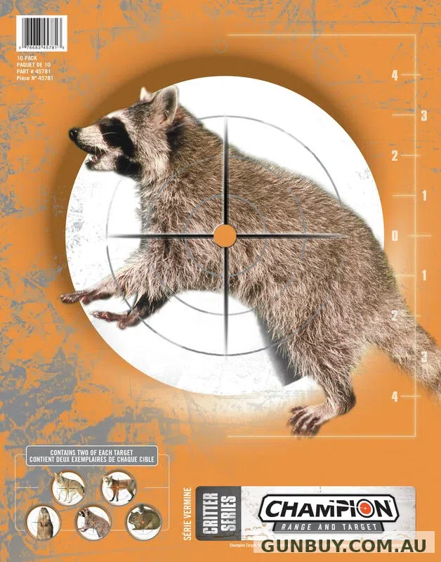CHAMPION Critter Series Target 10 Pack