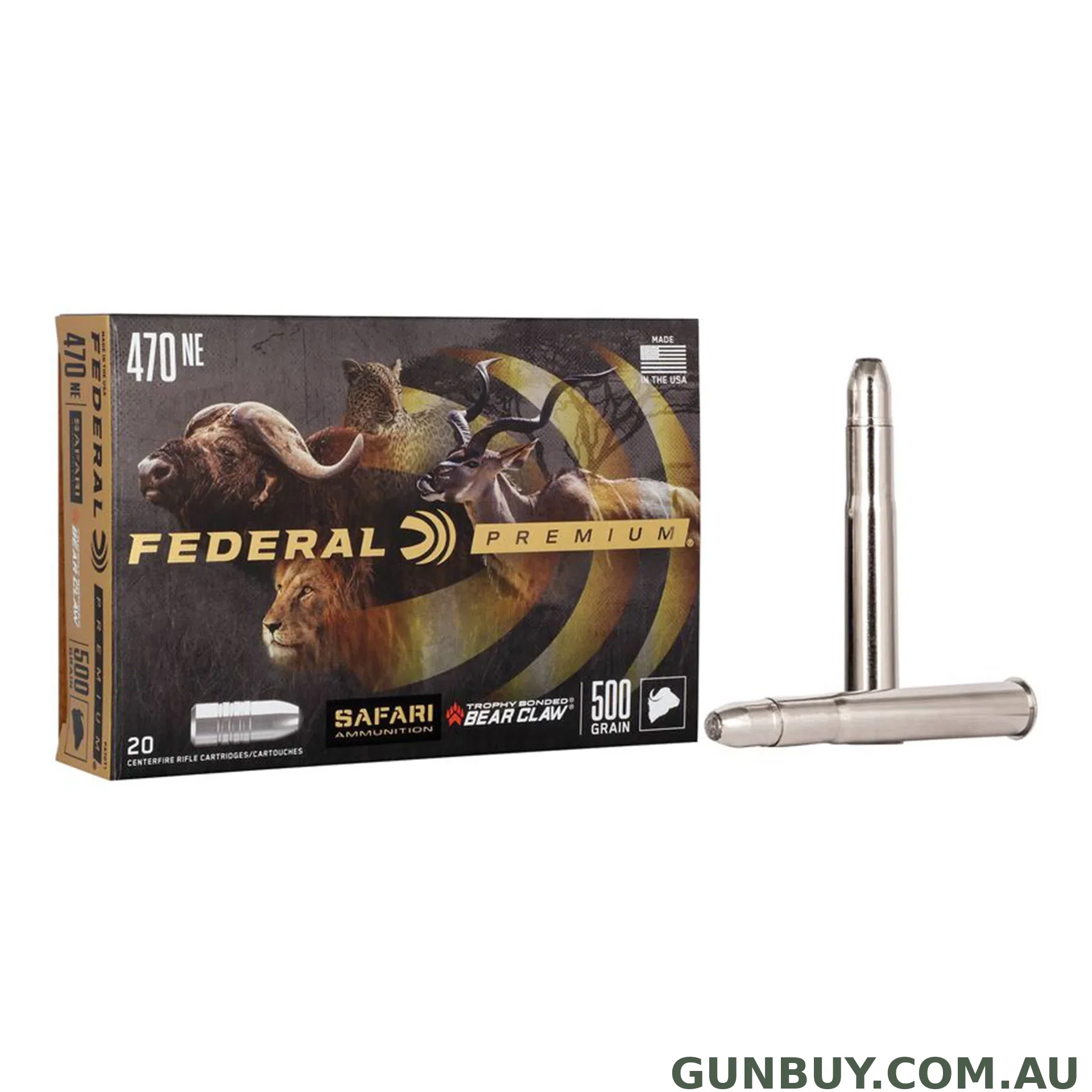 Federal 470 Nitro 500gr Tbbc Cape-Shok / 20