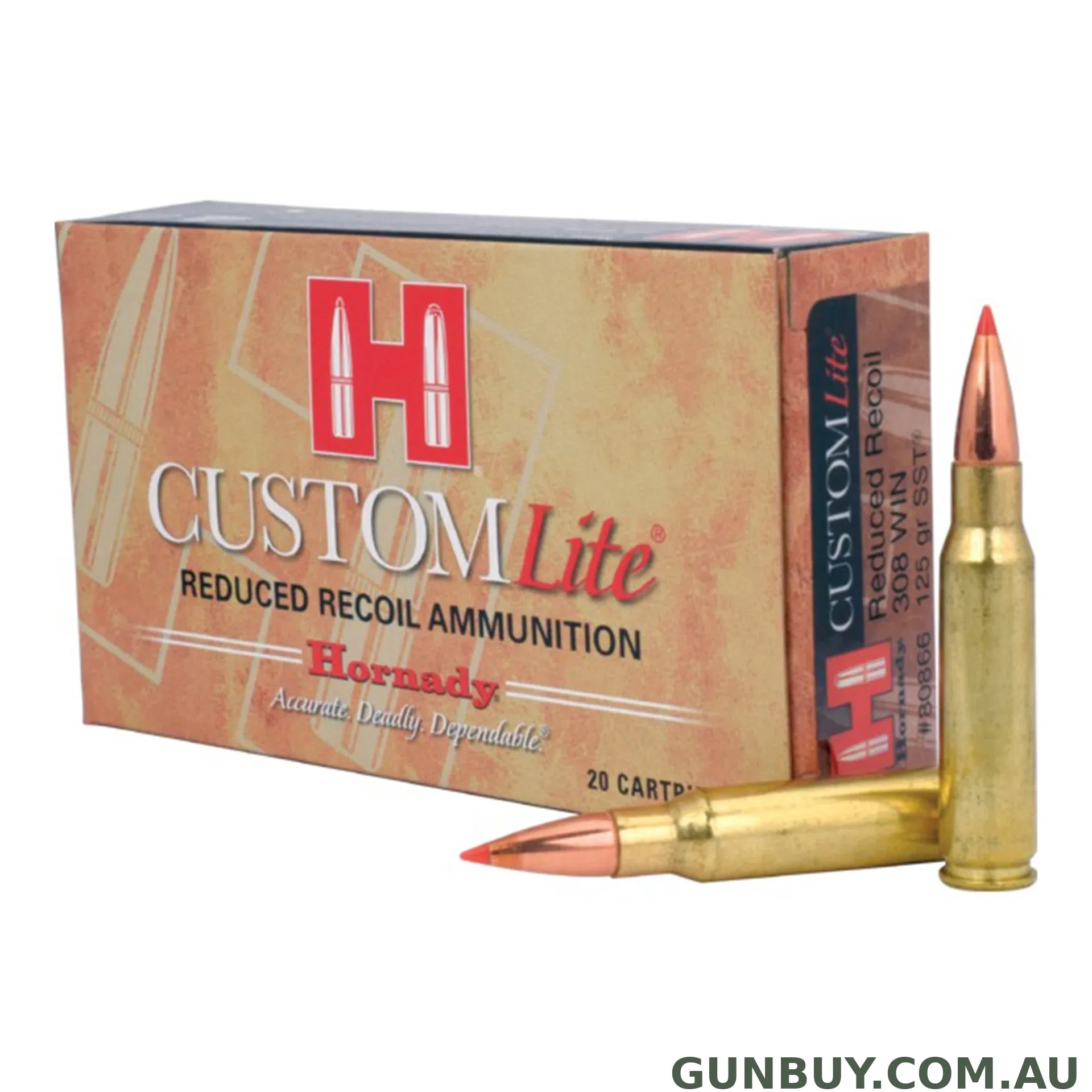 Hornady 308 Win 125gr SST Lite