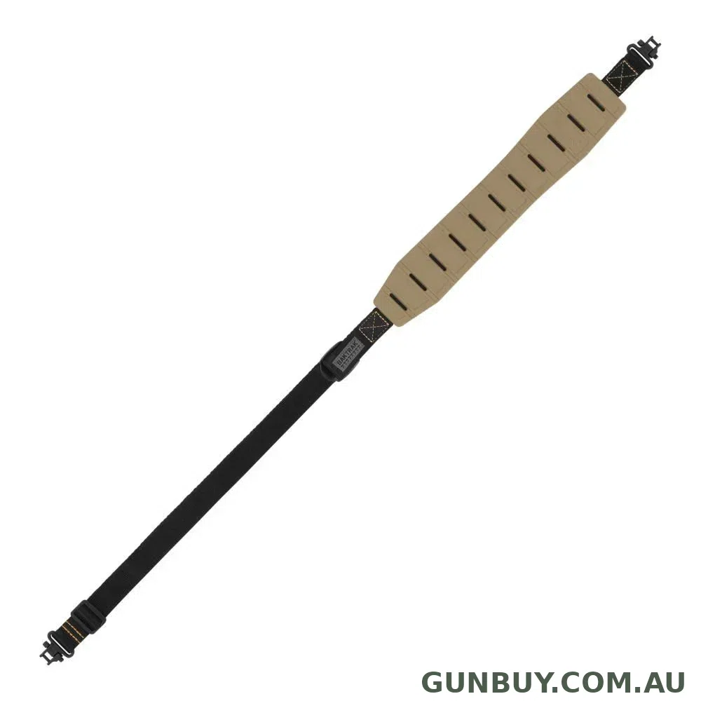 Baktrak Traction Moulded Rubber Sling + Swivels - FDE
