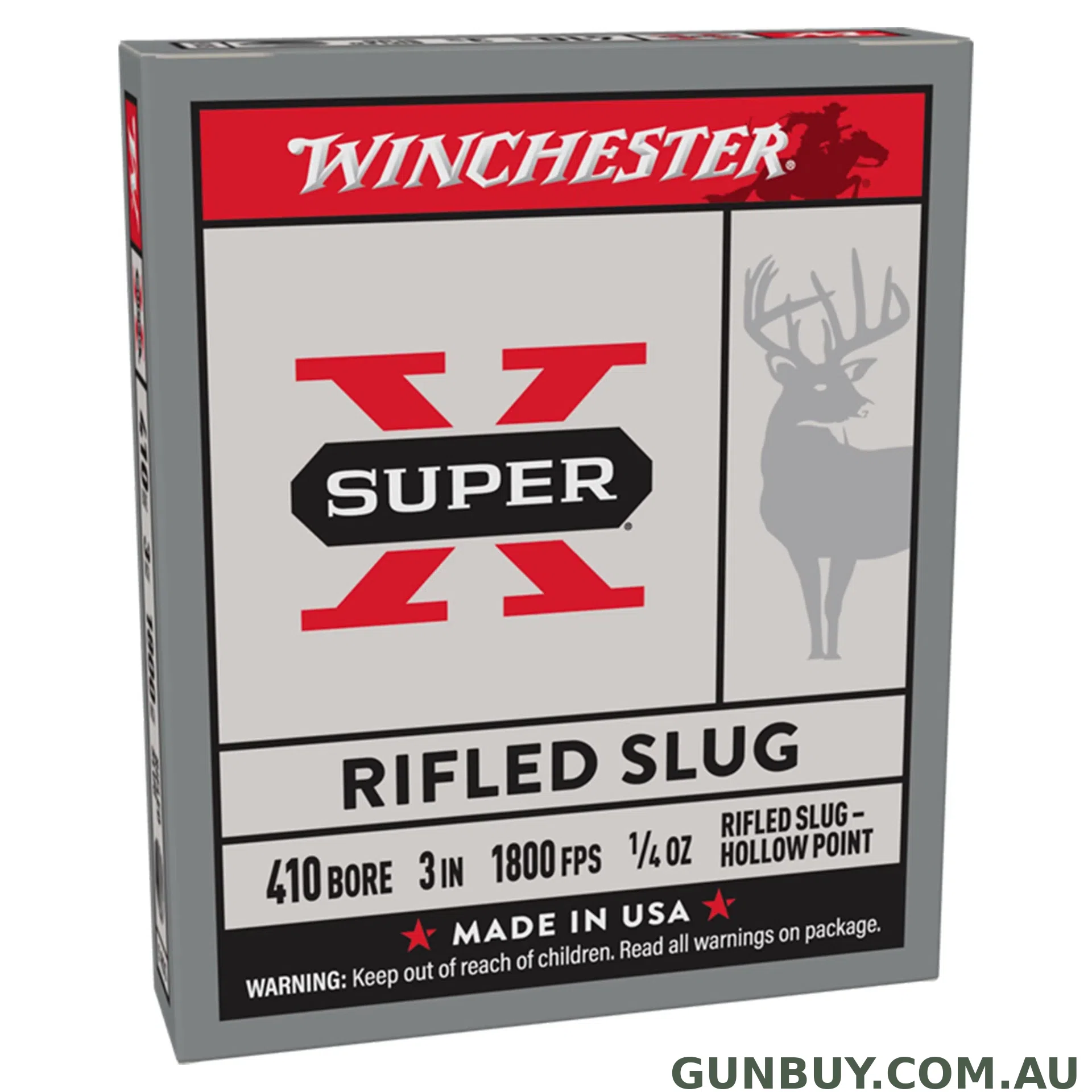 Winchester Super X 410Ga Rifled Slug 3" 7gm - 5