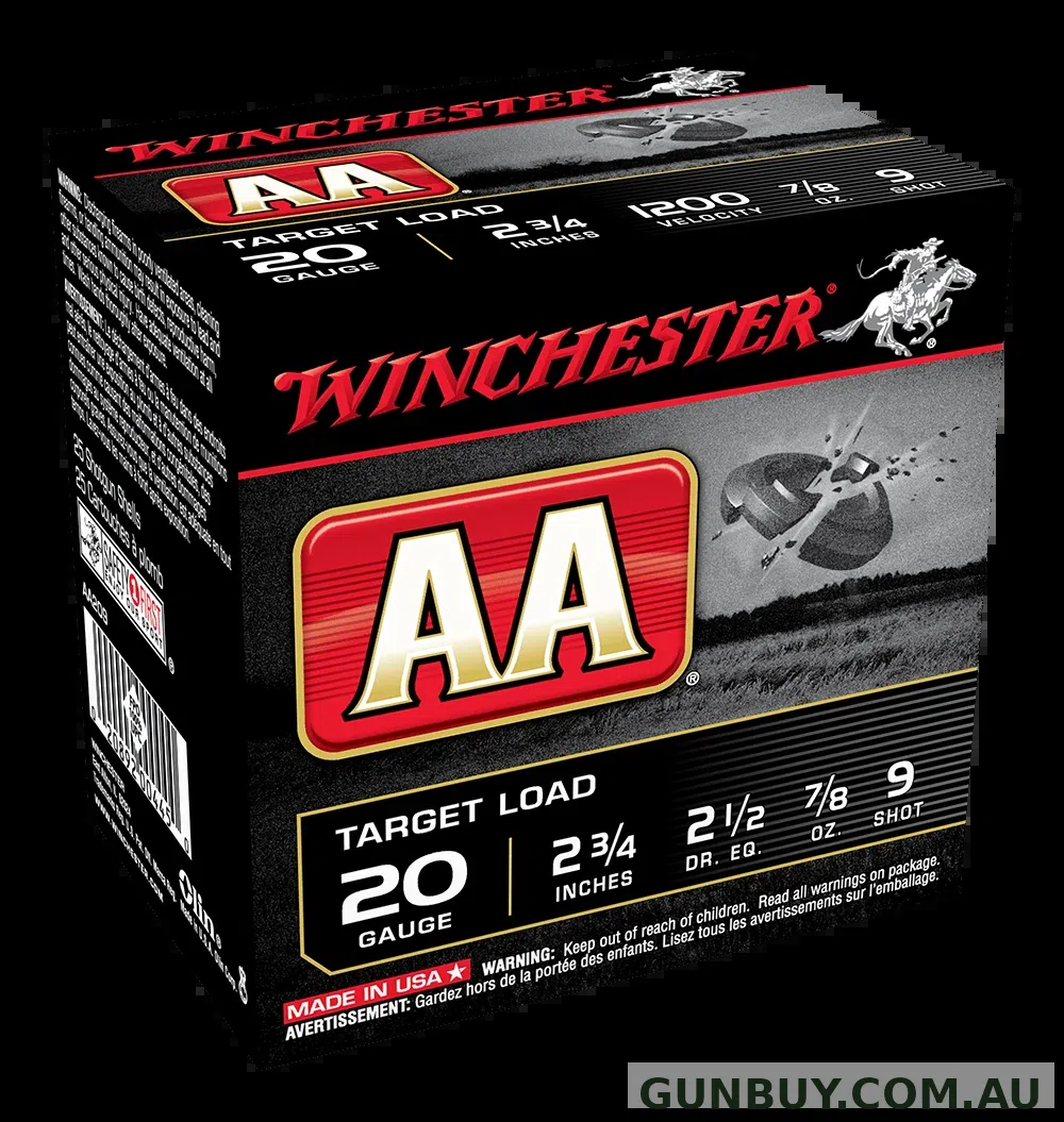 Winchester AA Target 20G 9 2-3/4" 24gm - 20 Gauge / 25