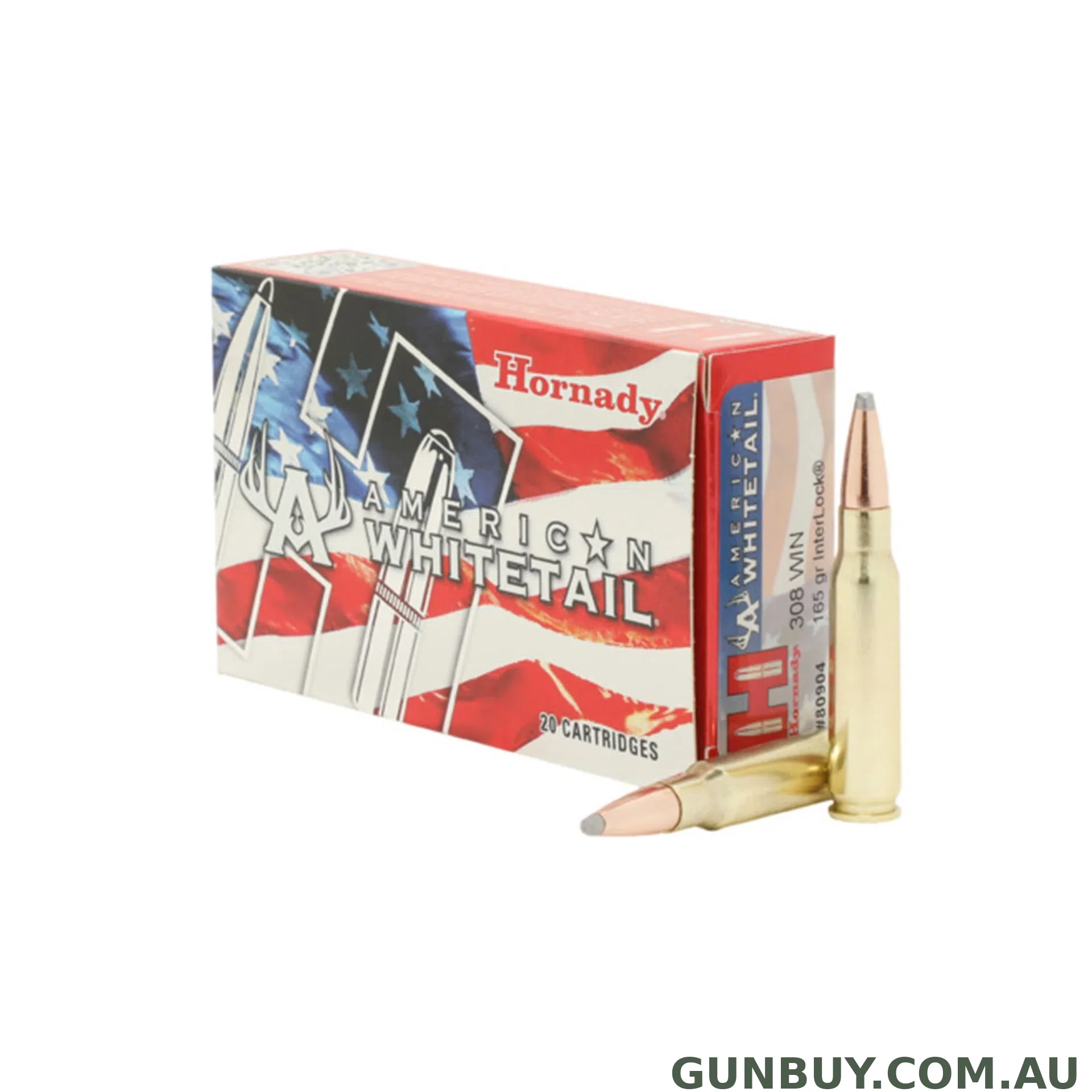 Hornady 165gr Interlock AW - 20 pack