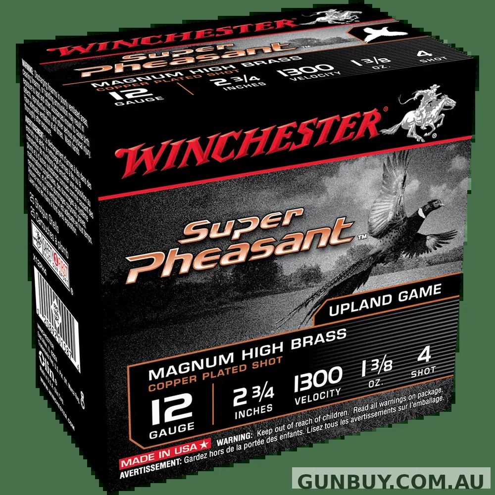 Winchester Super X Pheasant 12G 4 2-3/4" 40gm / 25