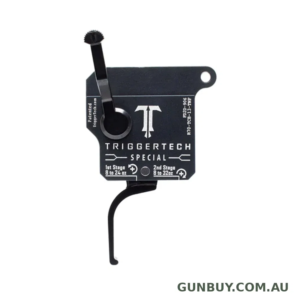 Remington Special Clone trigger for Remington 700 2 Stage - Straight | RH / Black