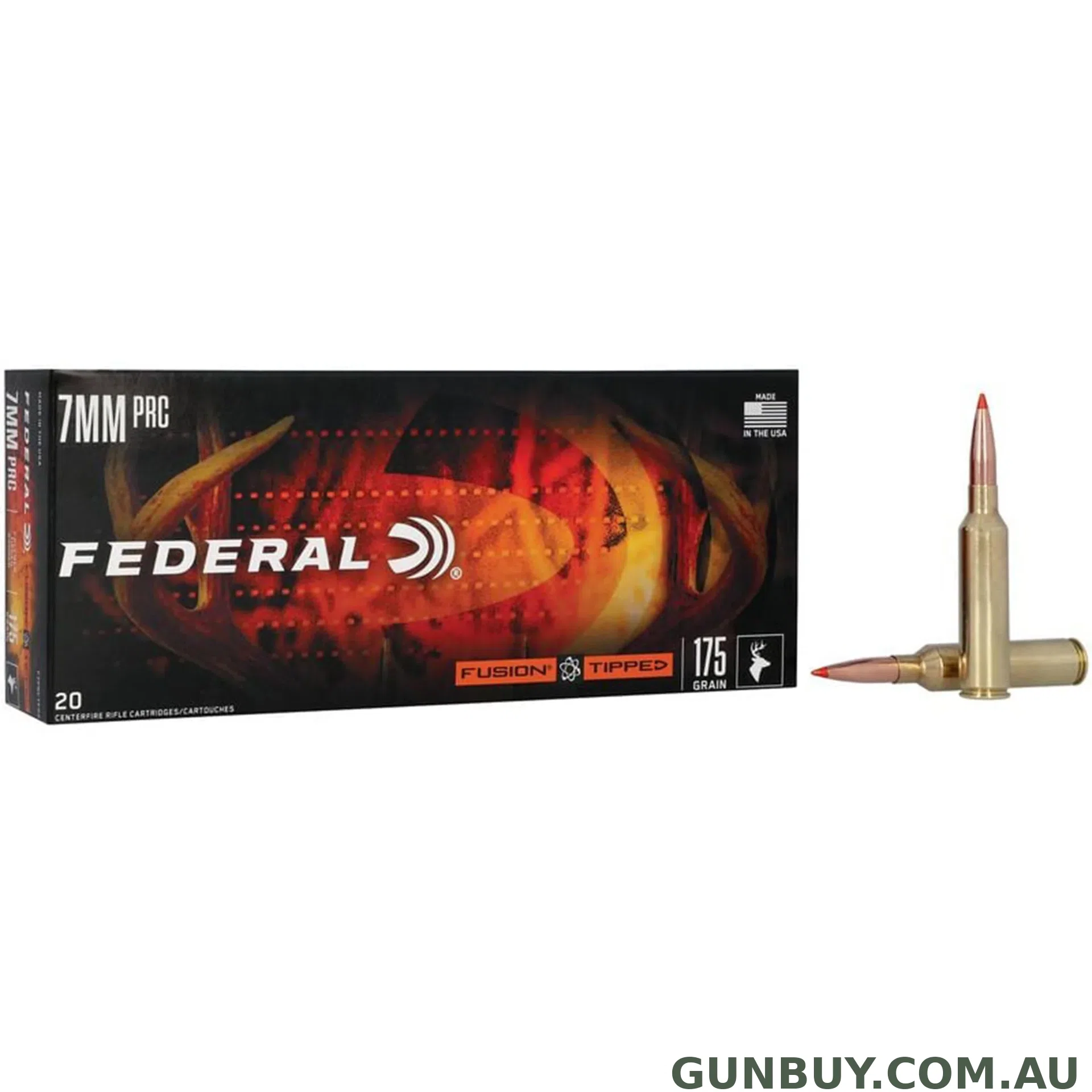 Federal 7mm Prc 175gr Tipped Fusion / 20