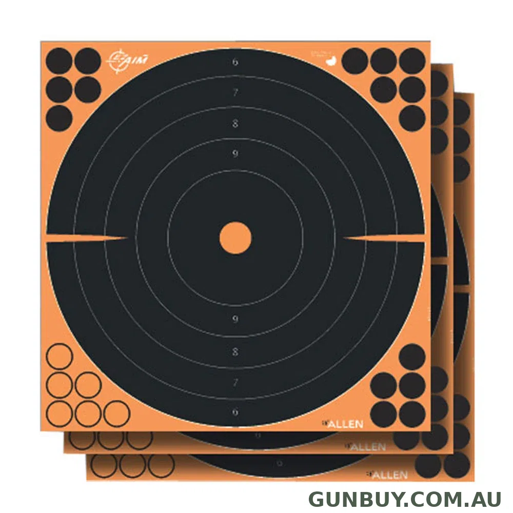 Ez Aim Splash Adhesive Targets - 12" / Bullseye (5 Pack)