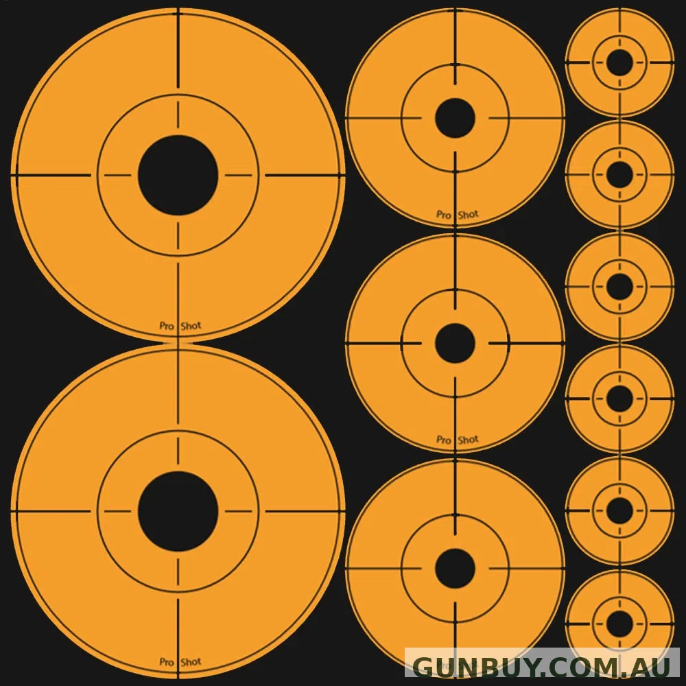 PROSHOT Assorted Peel & Stick Target Dots