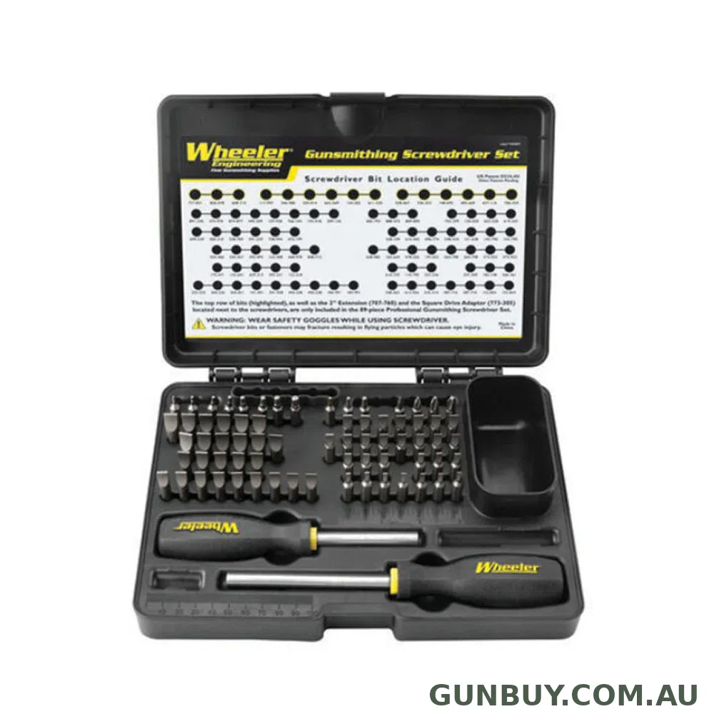 Wheeler Screwdriver Gunsmithing Set - Basic (72 Piece)