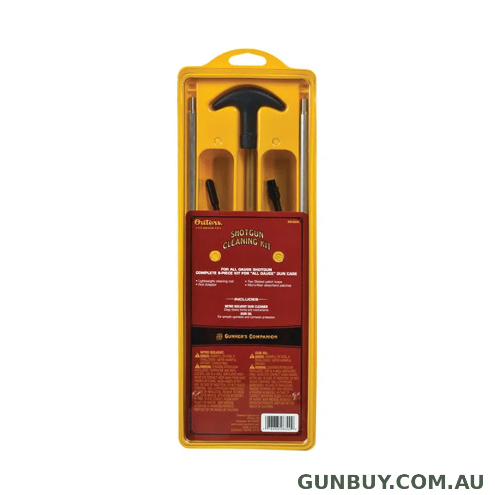 Outers Cleaning Kit Aluminium Rod Clam Pack - 12 Gauge / Shotgun