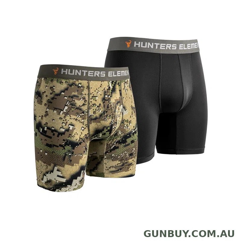 Hunters Element Apex Boxer Brief 2 Pack - Desolve/Black / S