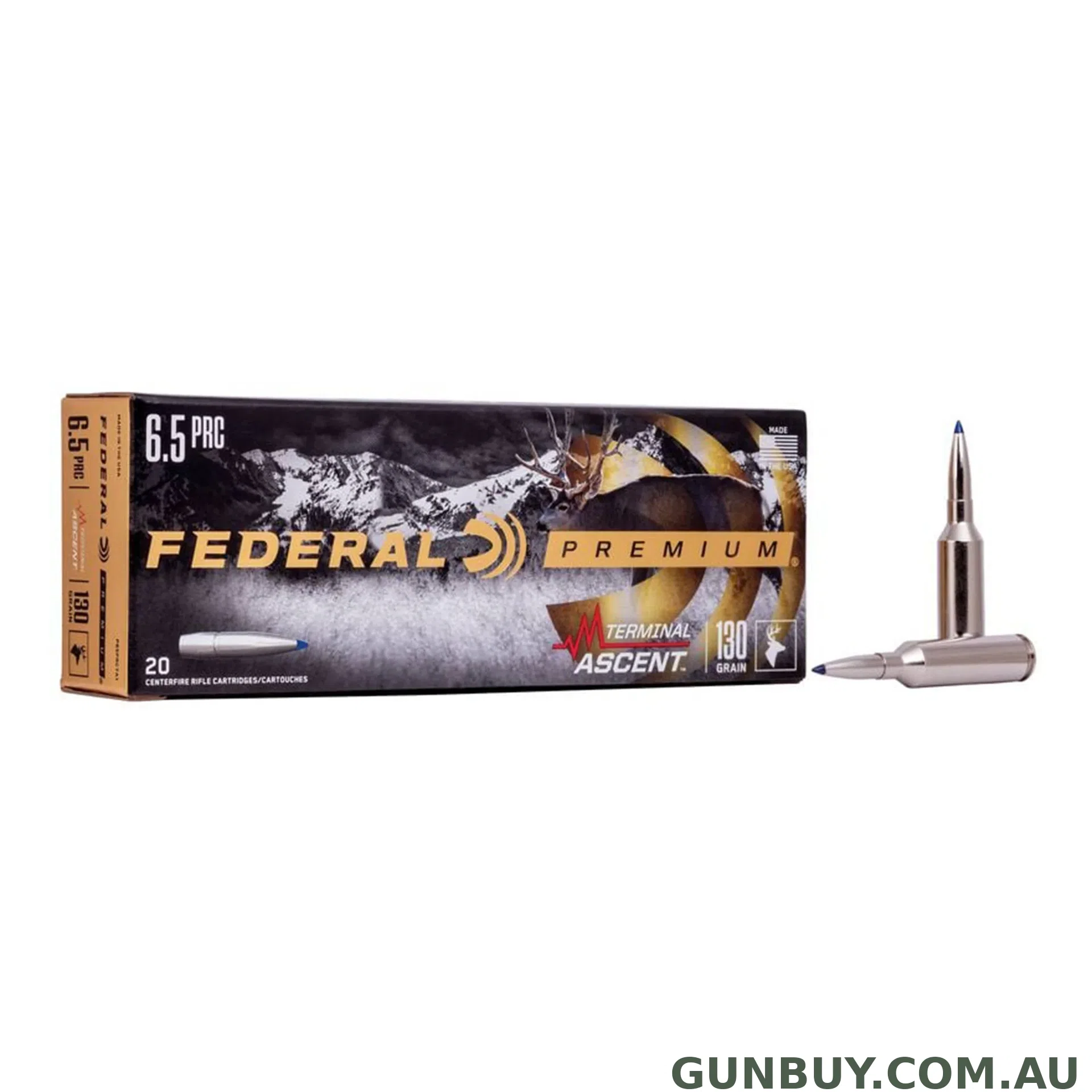 Federal 6.5 PRC 130gr Terminal Ascent