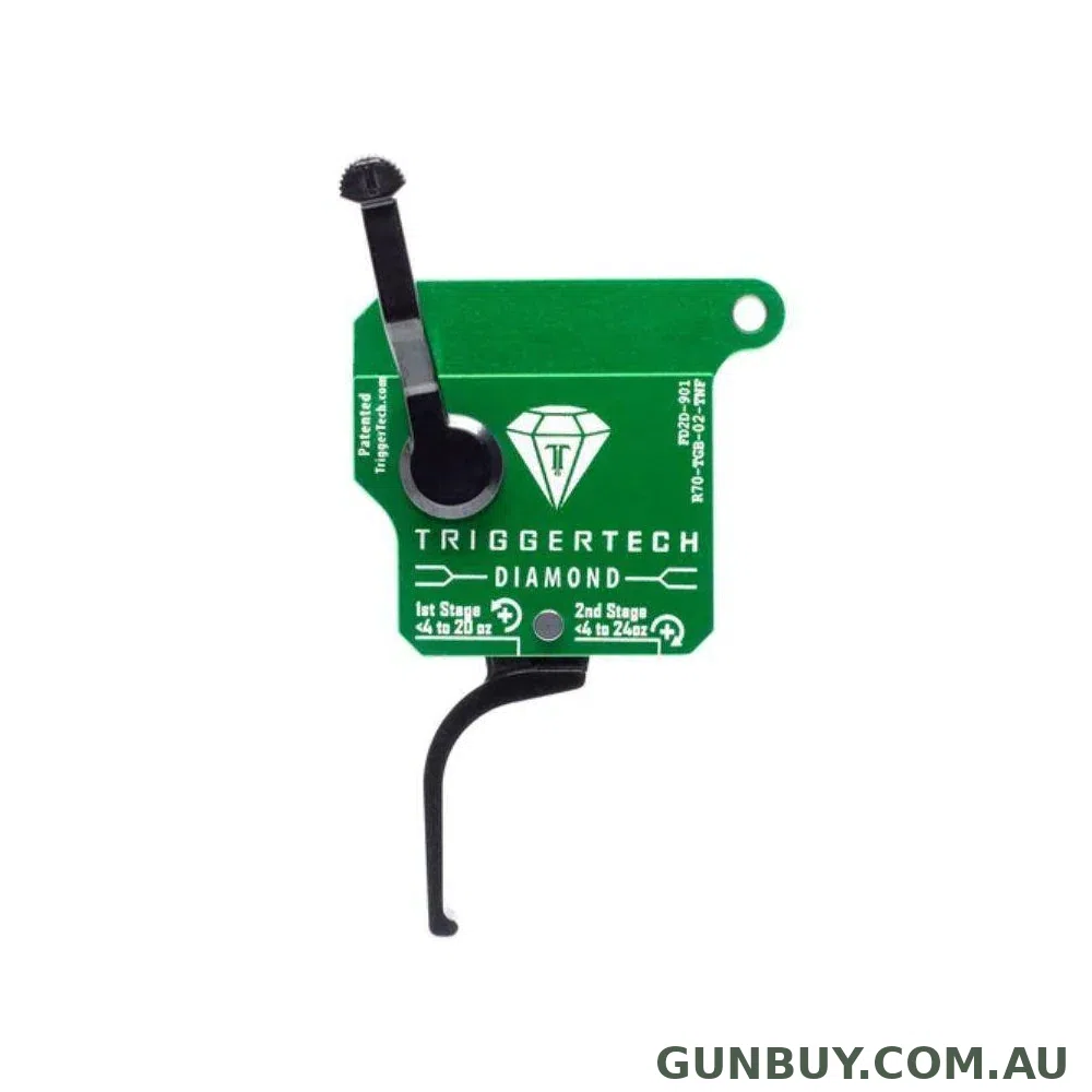 Remington Diamond Clone trigger for Remington 700 2 Stage - Straight | RH / Black