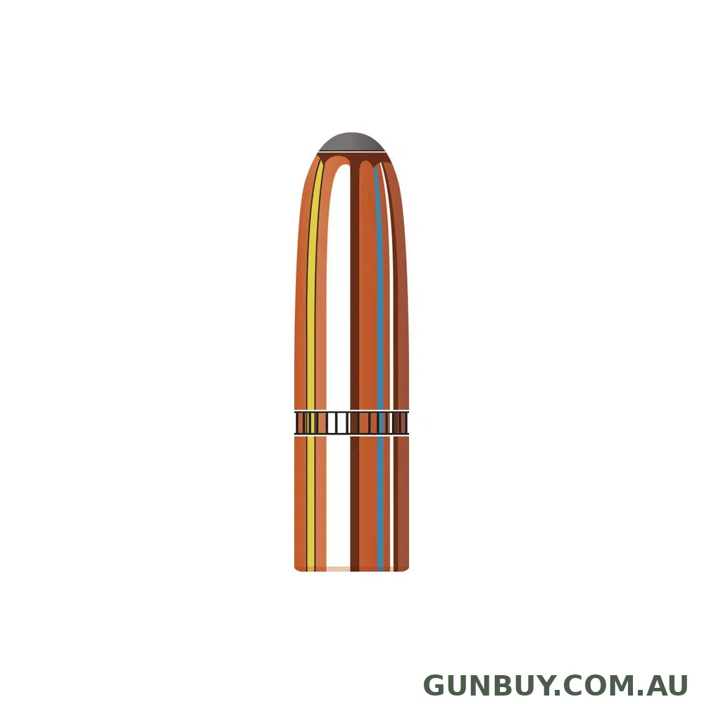 Hornady 338 Cal (.338 Diameter) RN 250gr Projectiles - 100pk