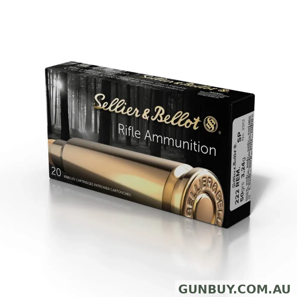 Sellier & Bellot 222 Rem 50gr SP 100 Pack
