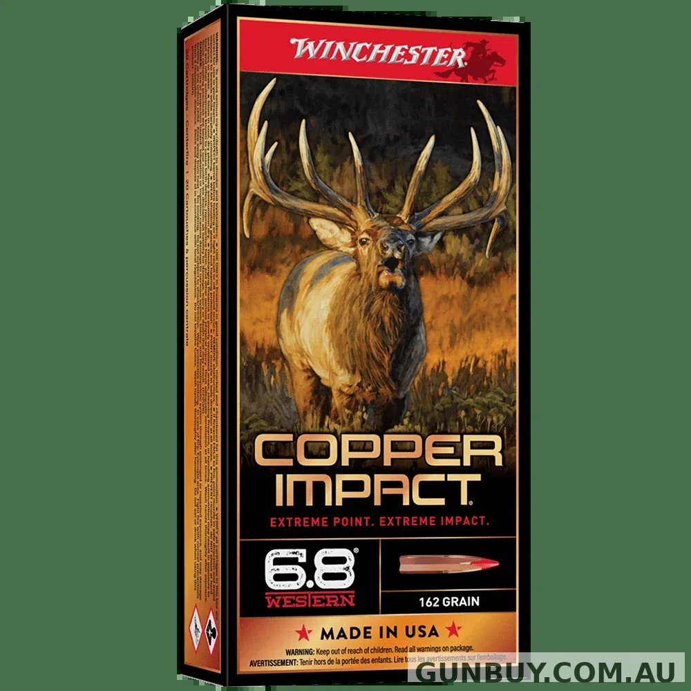 Winchester Copper Impact LF 6.8WST 162gr XP - 20 Pack