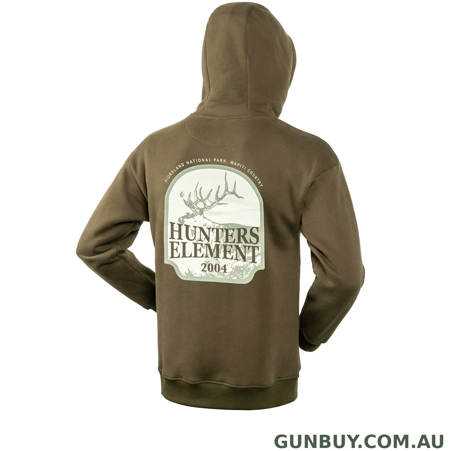 Hunters Element Fiordland Hoodie - Khaki / S