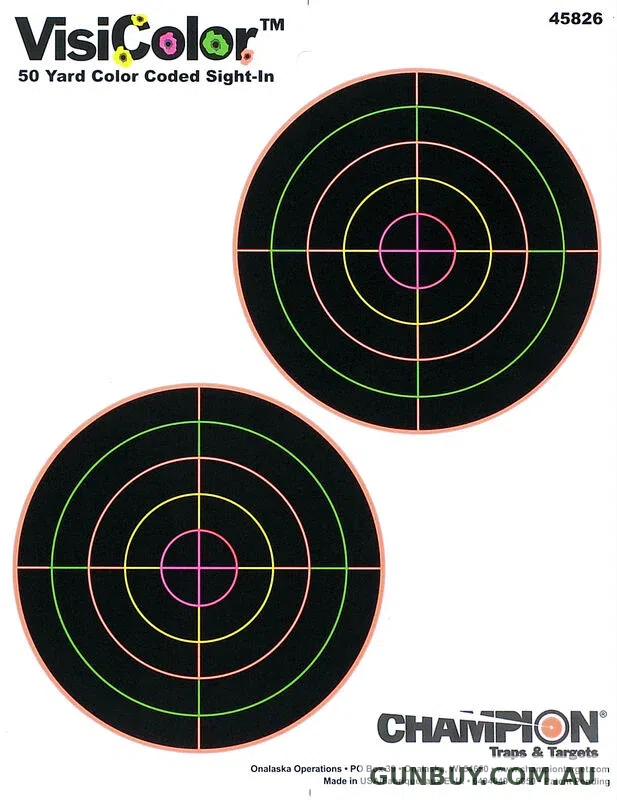 Champion Visicolor Bull Target - 5" / 2 Pack