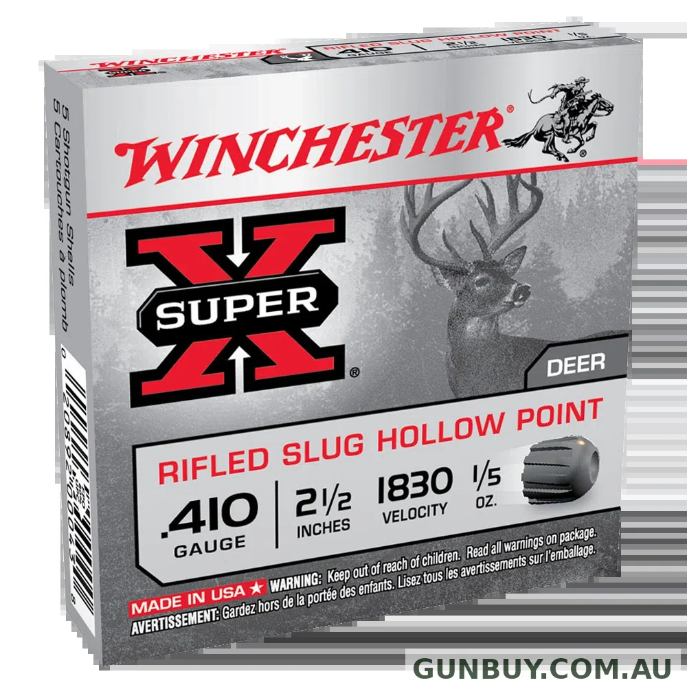 Winchester Super X 410G Rifled Slug 2-1/2" 6gm / 5