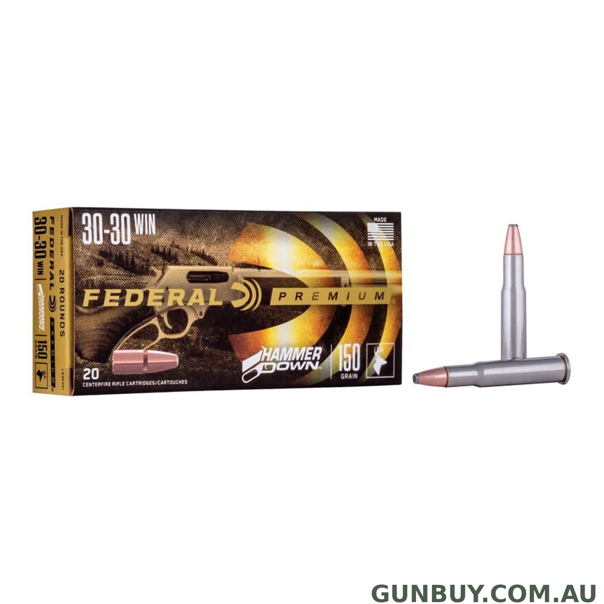 Federal 30-30 Win 150gr FN Hammer Down / 20