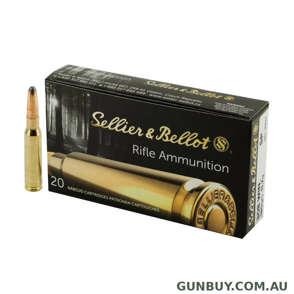 Sellier & Bellot 308 Winchester 180 grain SP 100PK