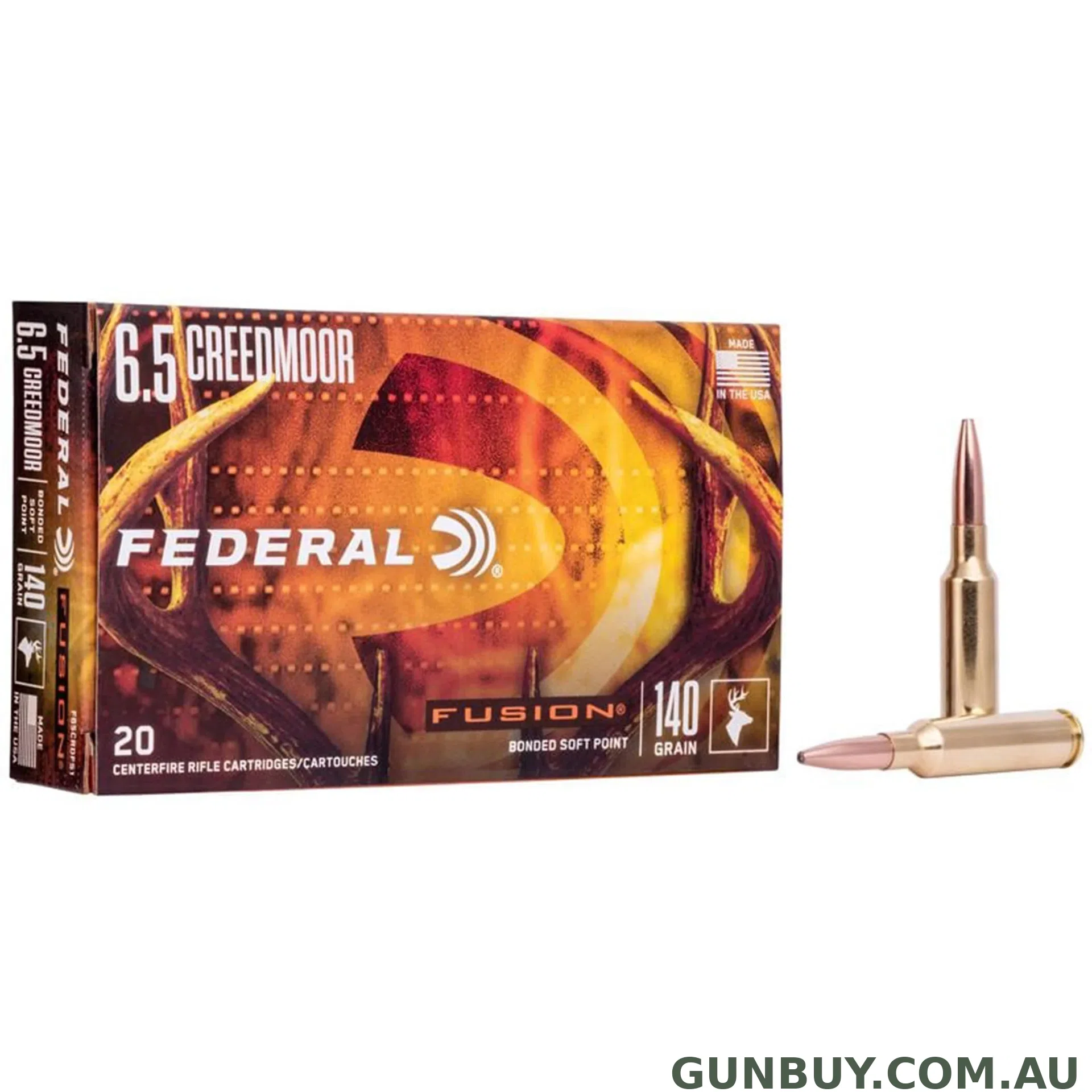 Federal 6.5 Creedmoor 140gr Fusion / 20