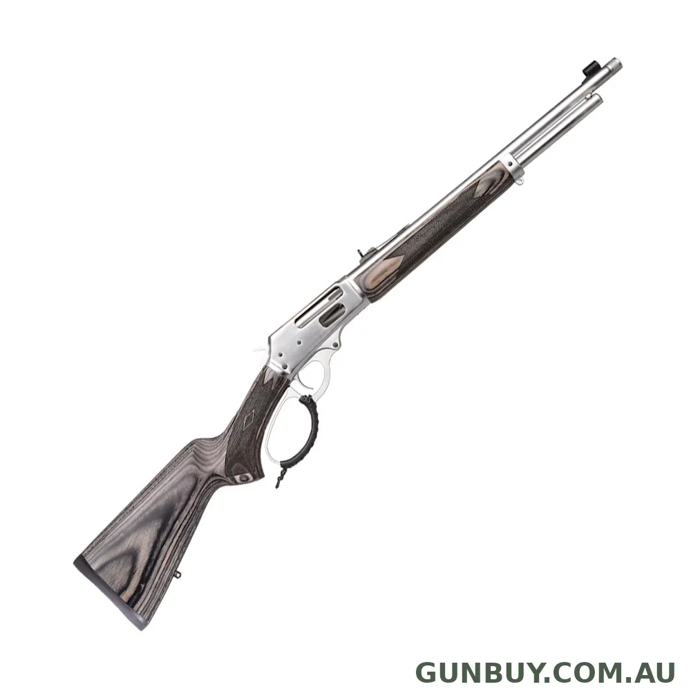 Hugtek SMLYSE Lever Action Laminate & Chrome Side Eject 470mm 5 Mag Rifle