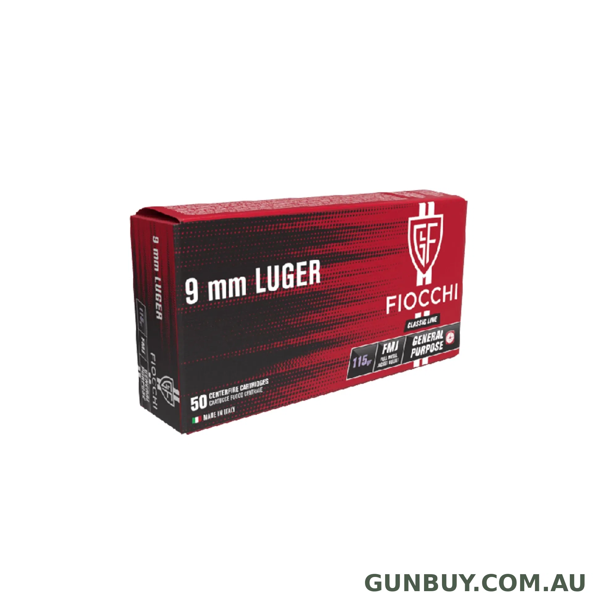 Horsleyparkgunshop 9mm Luger 115gr FMJ / 50