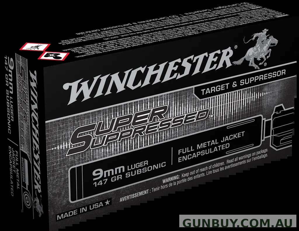 Winchester Super Suppressed 147gr FMJ - 50