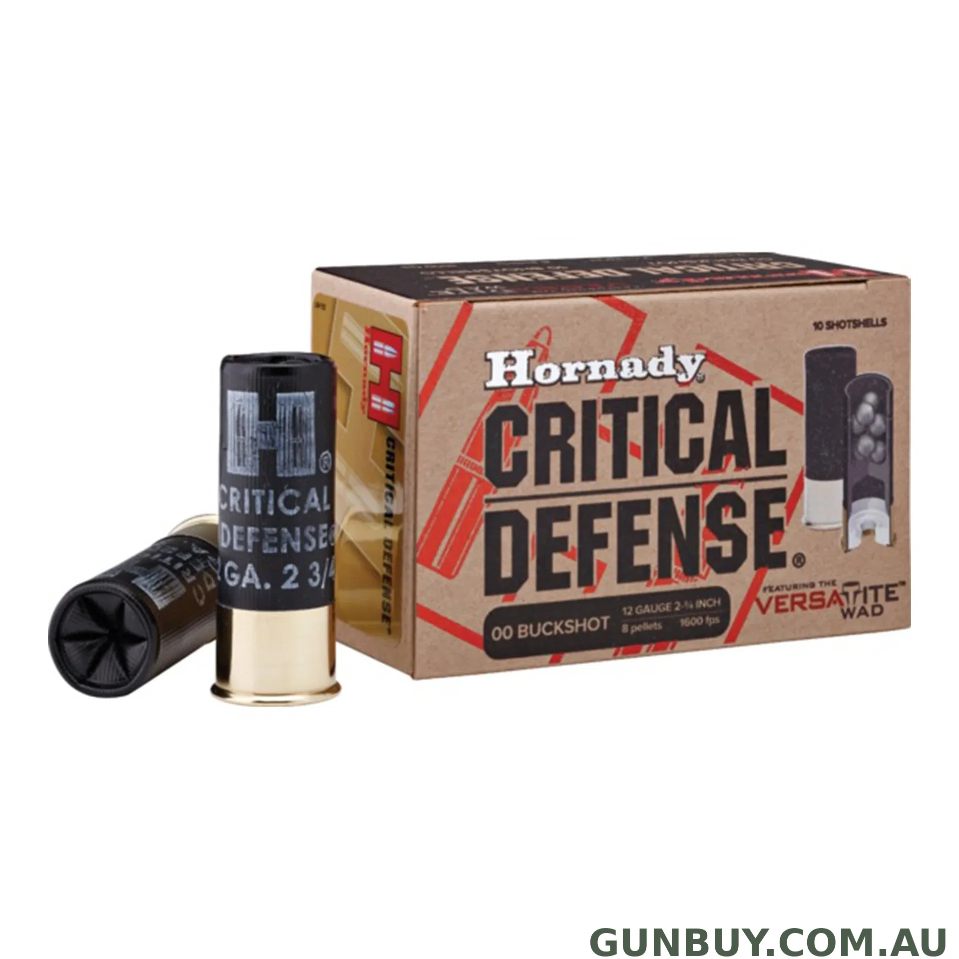 Hornady 12 Ga 00 Buckshot CD - 10pk