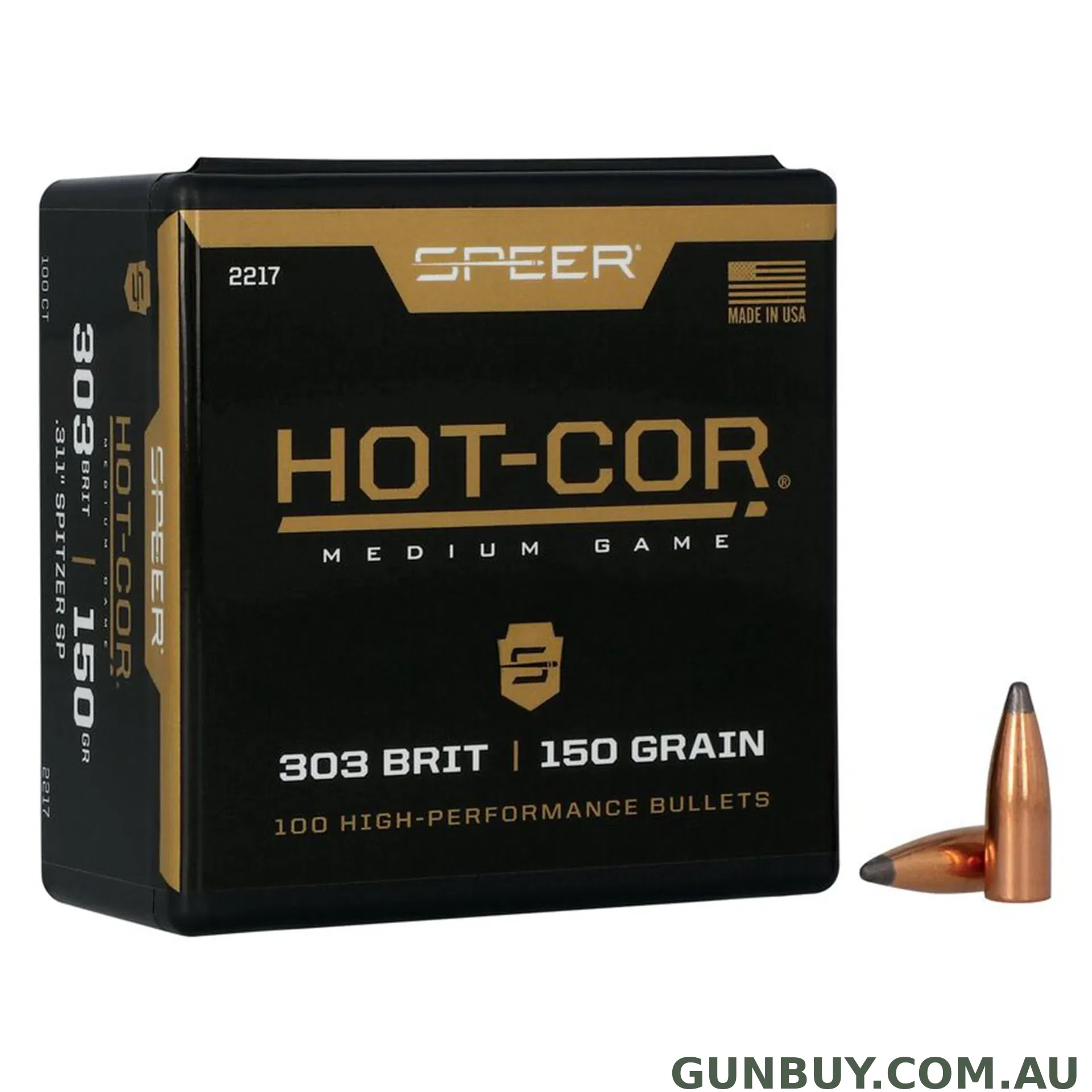 Speer 303 (.311") 150gr Spitzer SP / 100