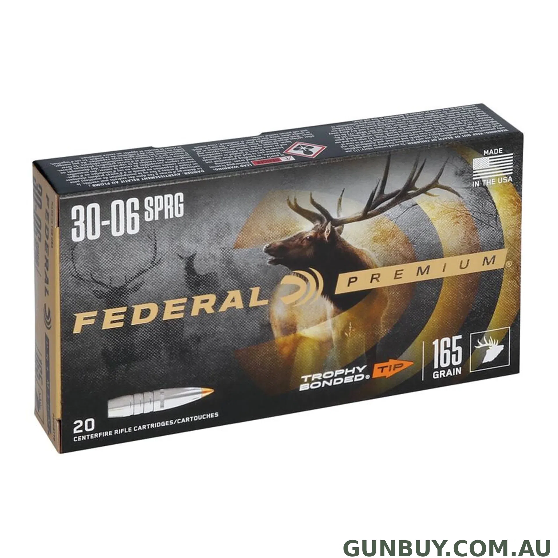 Federal 30-06 SPr 165gr Tbt Vital-Shok