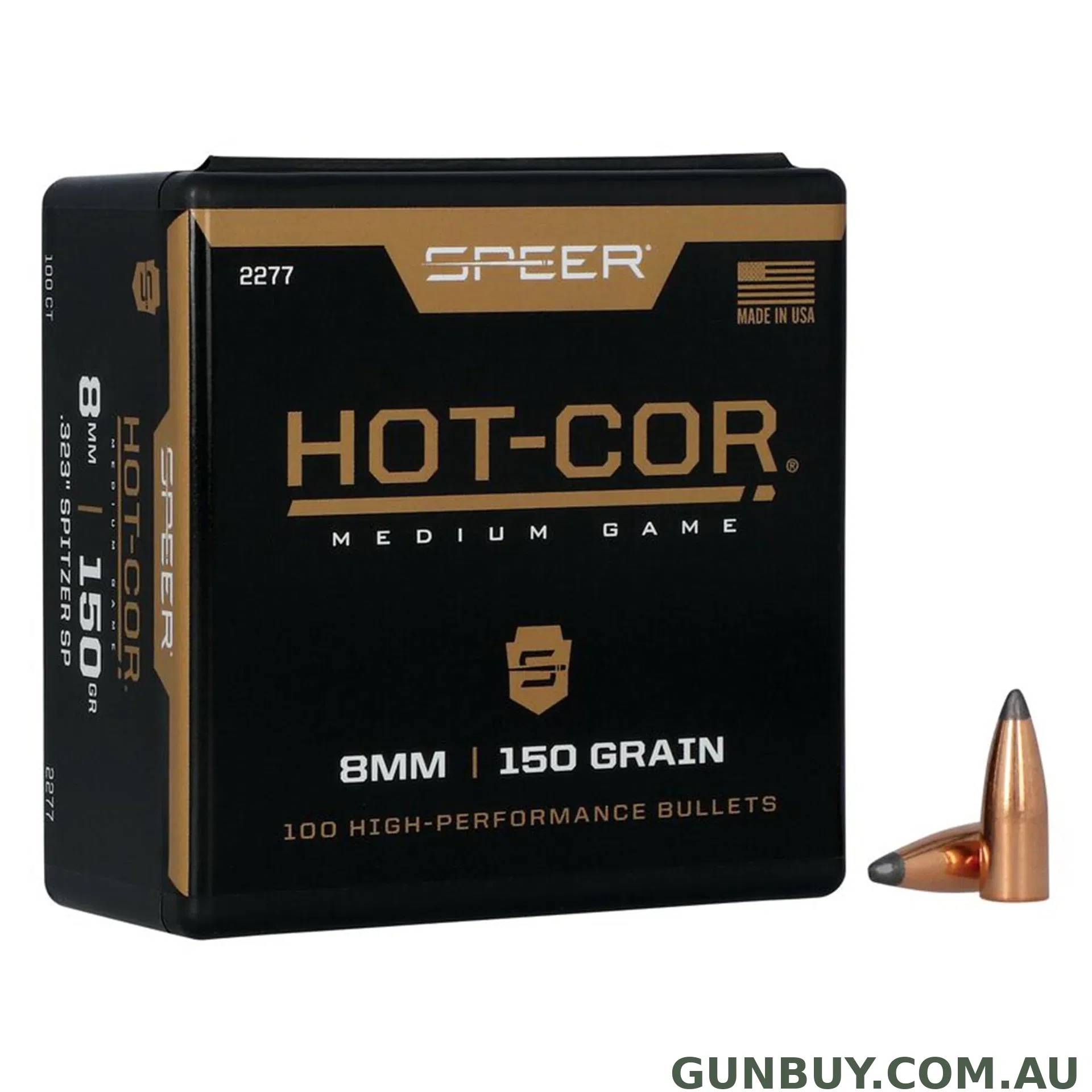 Speer 8mm 150gr Spitzer - 100