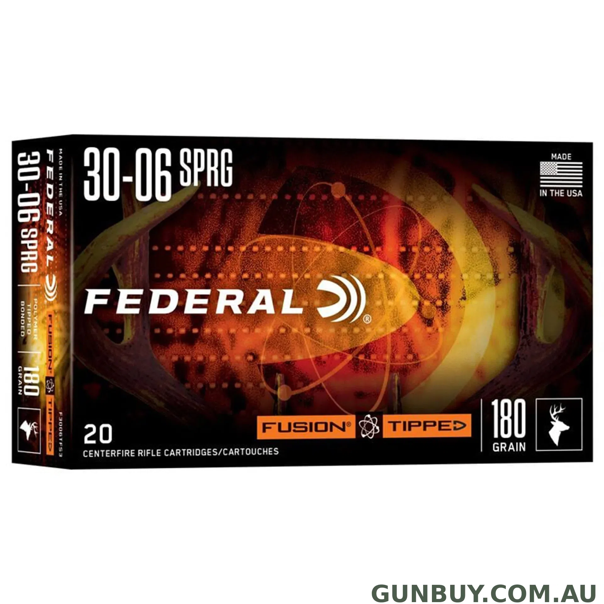 Federal Fusion 180gr Tipped Fusion