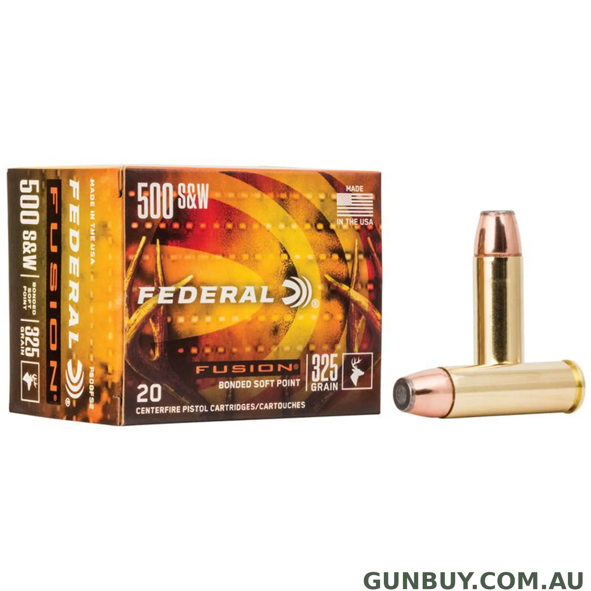 Federal 500 S&W 325gr Fusion / 20