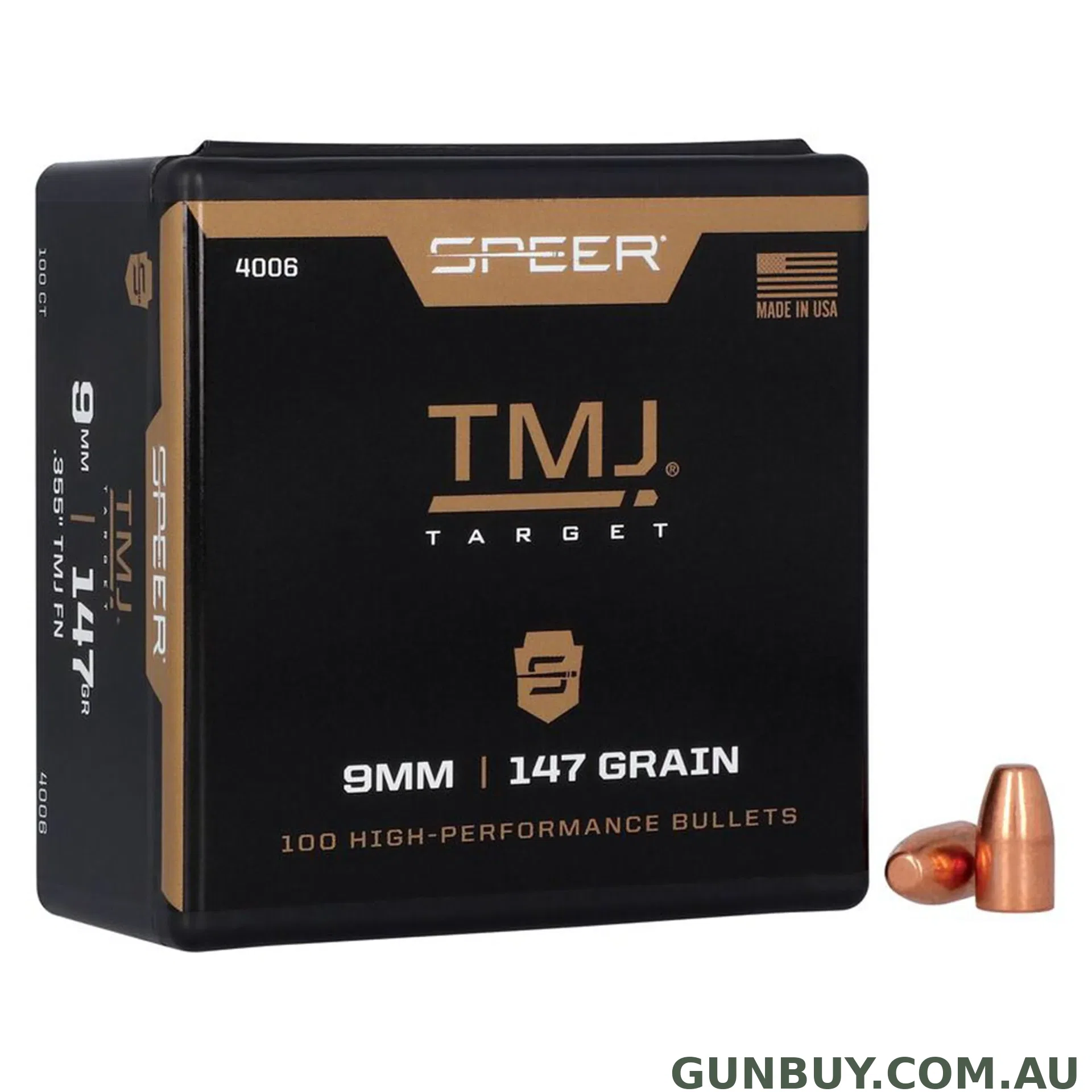 Speer 9mm 147gr TMJ 100pk