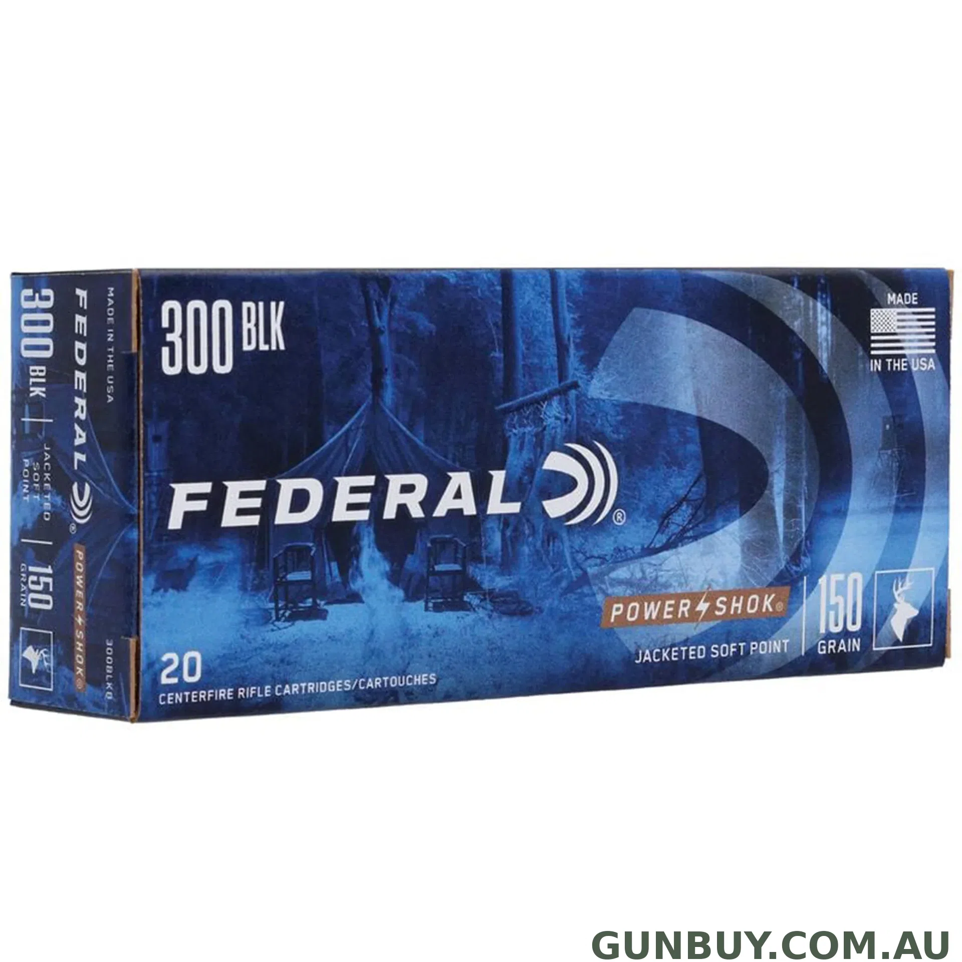 Federal 300AAC Blackout 150gr SP Power-Shok / 20