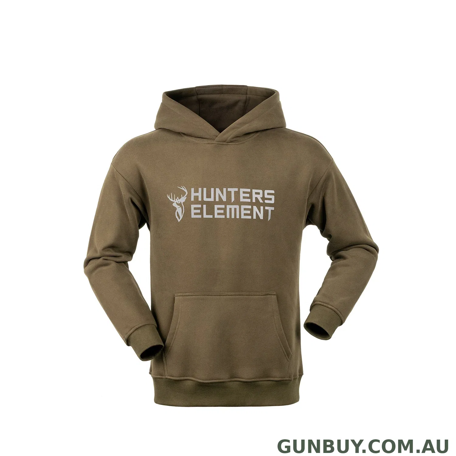Hunters Element Block Hoodie - Khaki / S