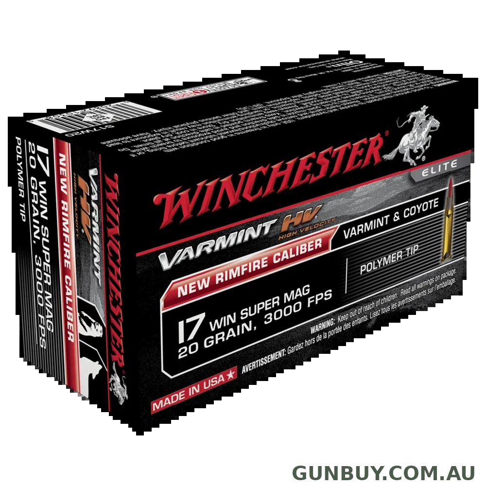 Winchester Varmint HV 17WSM 20gr - 50 Pack