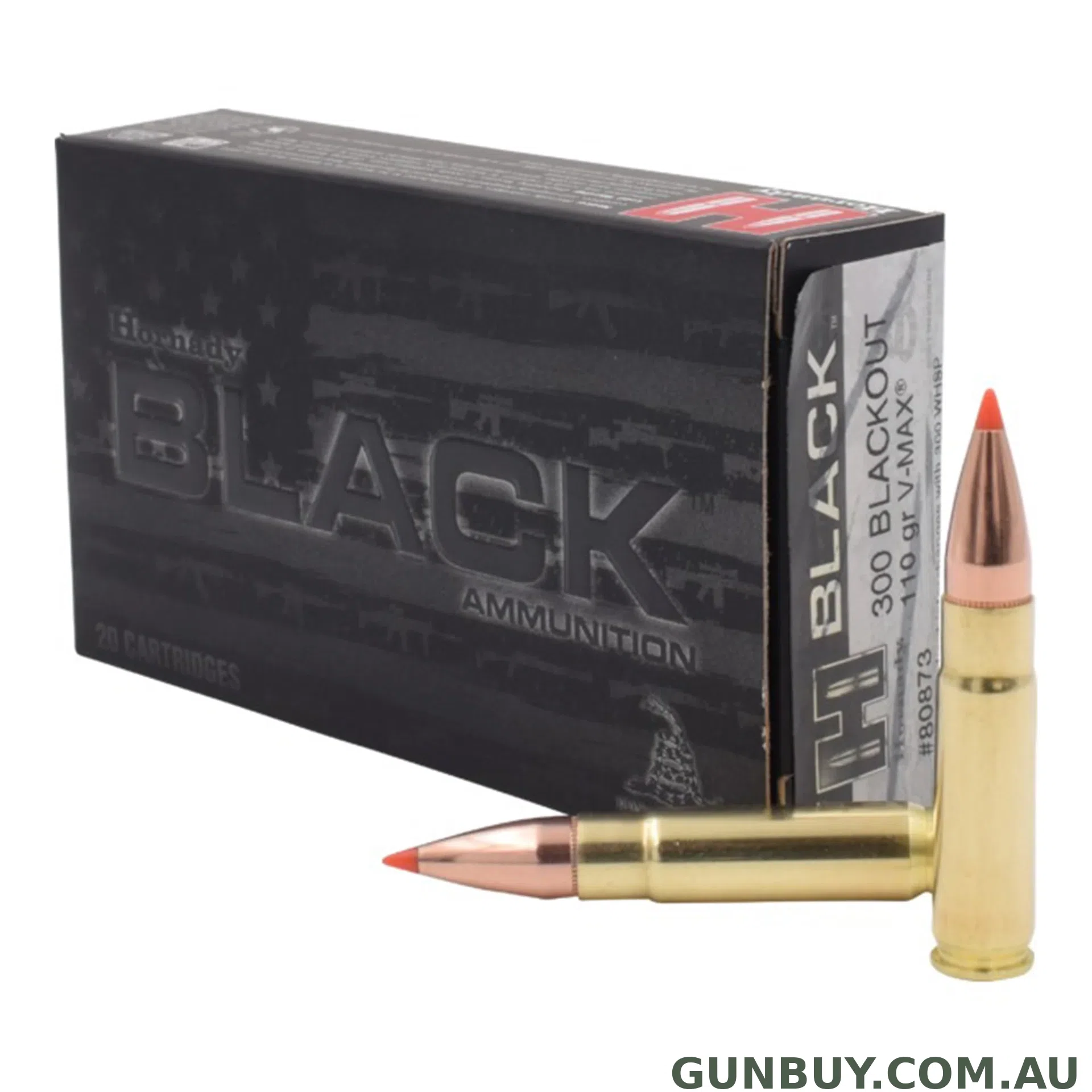 Hornady 300 Blackout 110gr V-Max Black