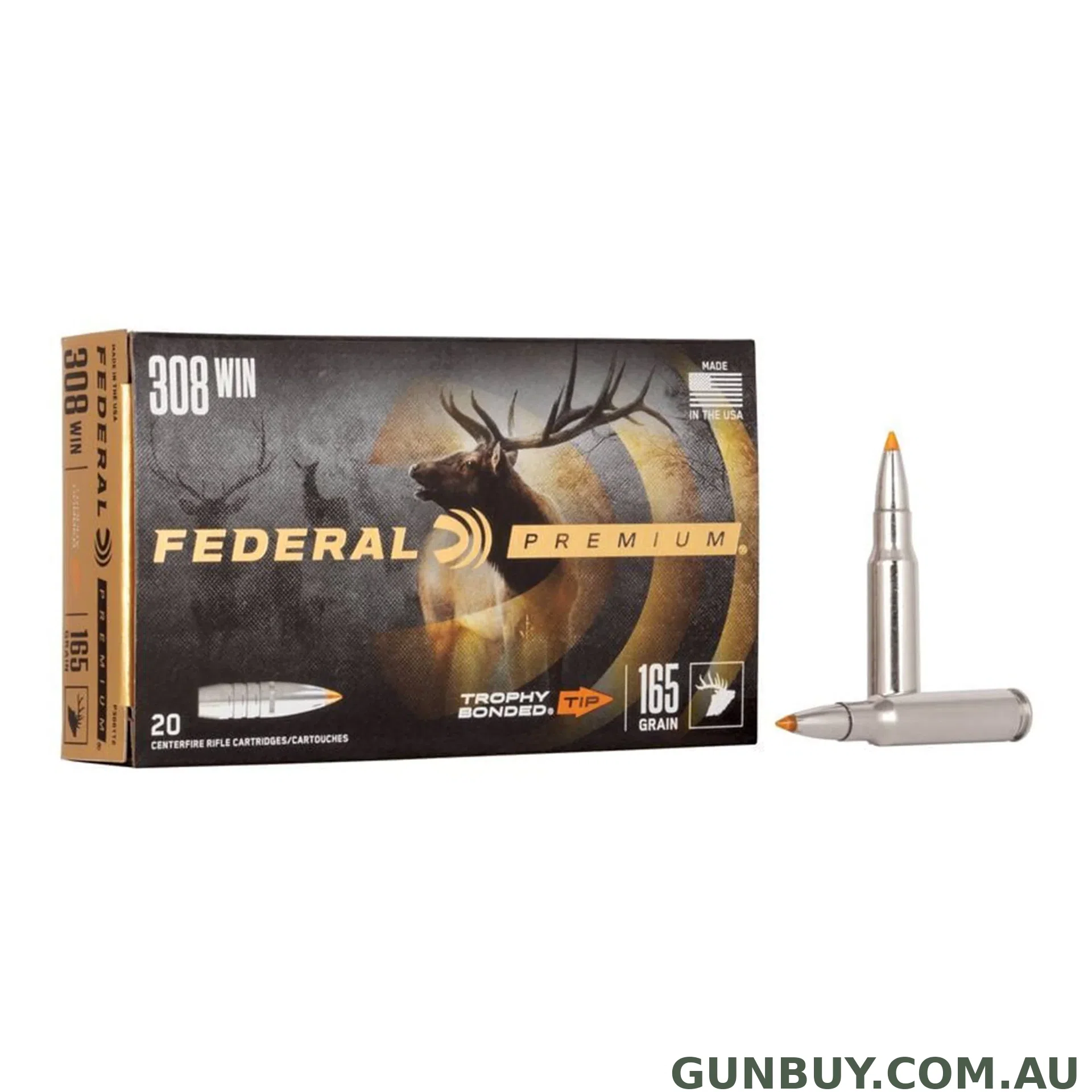 Federal 308 Win 165gr Tbt Vital-Shok / 20