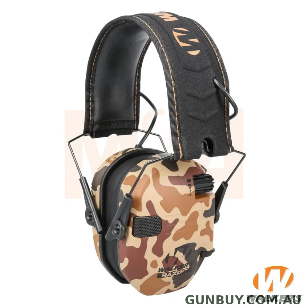 Walkers Razor Slim Electronic Ear Muffs Duck Camo