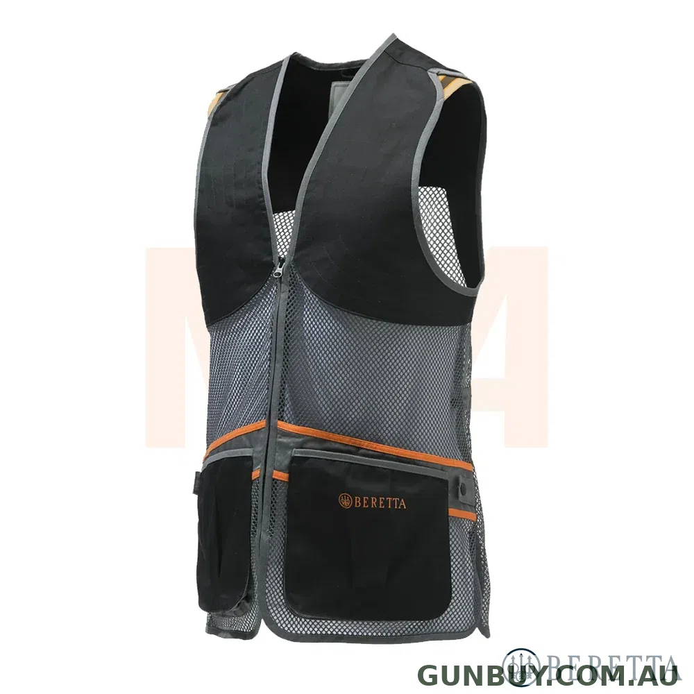 Beretta Full Mesh Vest Black & Grey