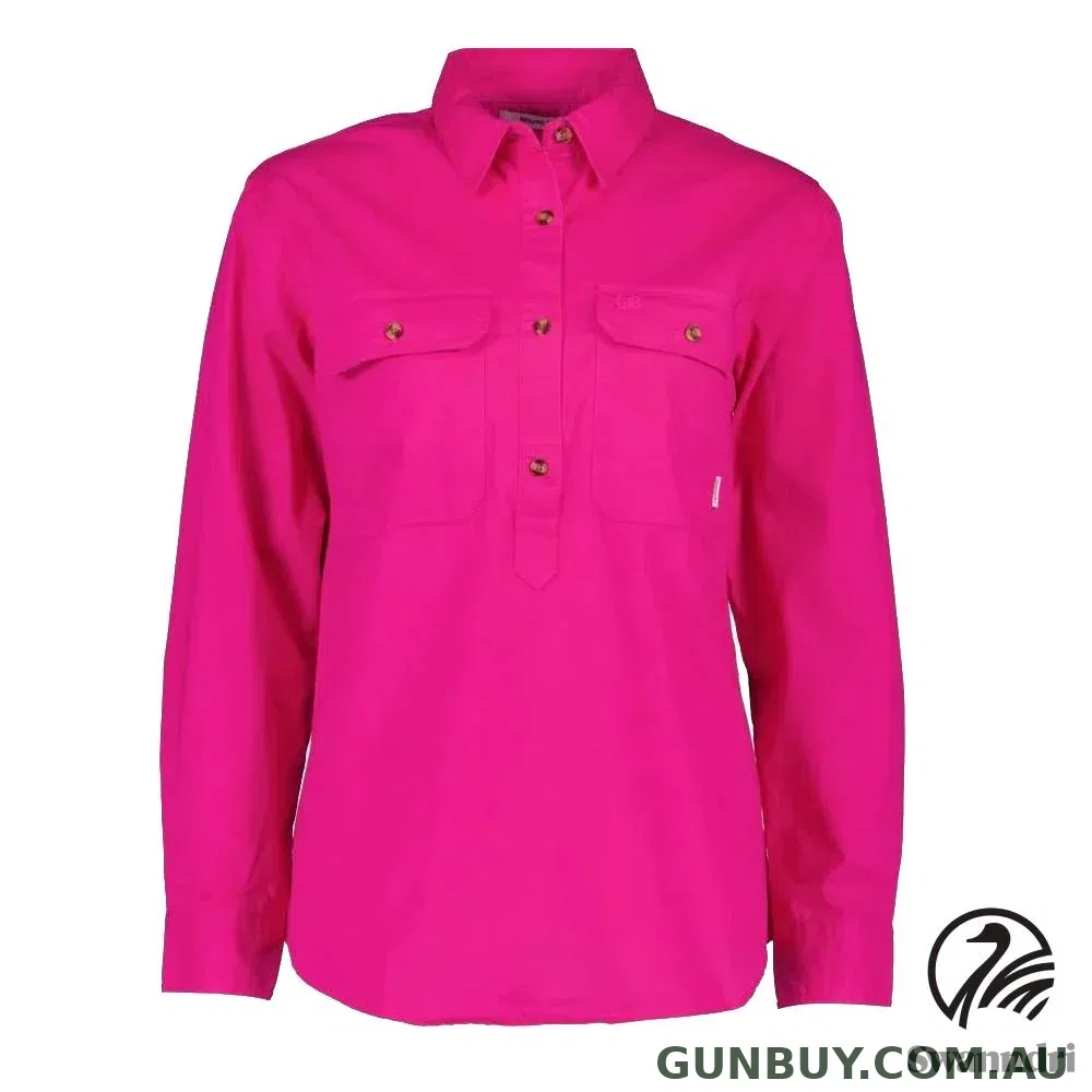 Swanndri Womens Roma Long Sleeve Shirt Pink