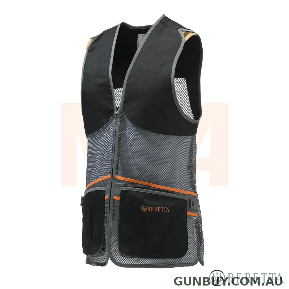 Beretta Full Mesh Vest Black & Grey